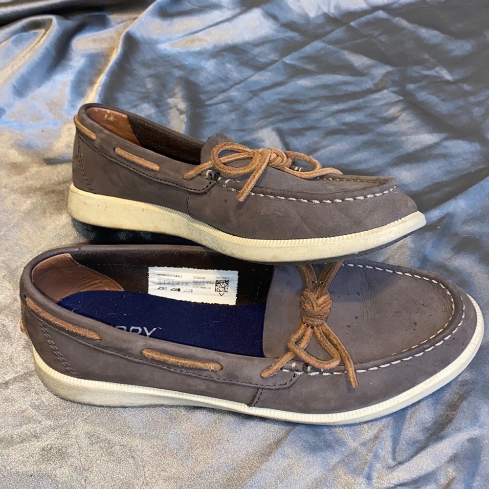 Dark Brown Womens Sperrys size 8